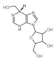 6-hydroxymethyl-1,6-dihydropurine ribonucleoside 结构式