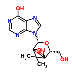 2',3'-O-异丙叉肌苷 结构式