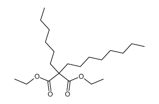 2-己基-2-辛基丙二酸二乙酯 结构式