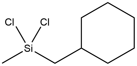 Cyclohexane, [(dichloromethylsilyl)methyl]- 结构式