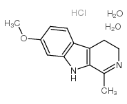 盐酸骆驼蓬灵二水合物 结构式