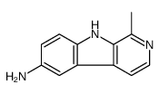 1-甲基-9H-吡啶并[3,4-b]吲哚-6-胺 结构式
