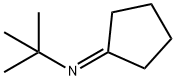 N-环戊亚基-2-甲基-2-丙胺 结构式