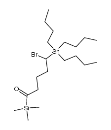 1-Pentanone, 5-bromo-5-(tributylstannyl)-1-(trimethylsilyl)- 结构式