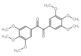 3,3,4,4,5,5-六甲氧基苯偶酰 结构式