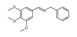 Benzenemethanamine, N-[(3,4,5-trimethoxyphenyl)methylene]- 结构式