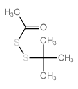 Ethane(dithioperoxoic)acid, 1,1-dimethylethyl ester 结构式
