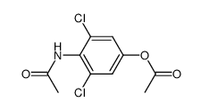 Acetamide, N-[4-(acetyloxy)-2,6-dichlorophenyl]- 结构式