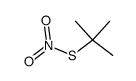 硫硝酸 S-叔丁酯 结构式