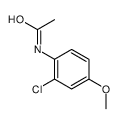 N-(2-氯-4-甲氧基苯基)乙酰胺 结构式