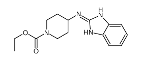 4-(1H-苯并咪唑-2-基氨基)-1-哌啶羧酸乙酯 结构式