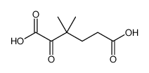 3,3-二甲基-2-氧代己二酸 结构式