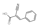 α-氰基肉桂酸 结构式