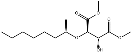 (2R,3R)-2-羟基-3-[[(1R)-1-甲基庚基]氧基]丁二酸 1,4-二甲酯 结构式