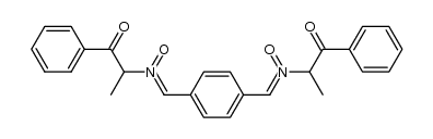 1-Propanone, 2,2'-[1,4-phenylenebis[methylidyne(oxidonitrilo)]]bis[1-phenyl- (9CI) 结构式