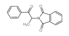 alpha-邻苯二甲酰亚氨基苯丙酮 结构式