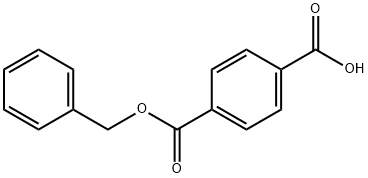 4-((苄氧基)羰基)苯甲酸 结构式