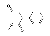 α-(2-氧代乙基)苯乙酸甲酯 结构式