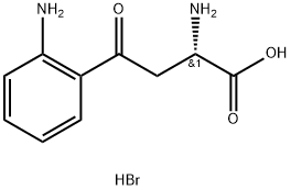 (S)-α,2-二氨基-γ-氧代苯丁酸 二氢溴酸盐 结构式
