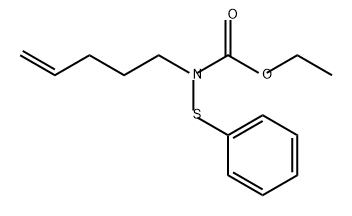 Carbamic acid, N-4-penten-1-yl-N-(phenylthio)-, ethyl ester 结构式