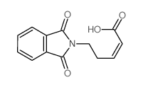 5-(1,3-二氧代异吲哚-2-基)戊-2-烯酸 结构式
