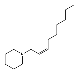 1-[(2Z)-2-壬烯-1-基]哌啶 结构式