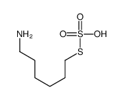 6-氨基己基硫代硫酸酯 结构式