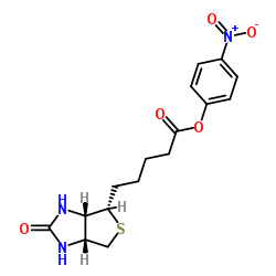 (+)-生物素 4-硝基苯酯 结构式