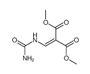 Propanedioic acid, 2-[[(aminocarbonyl)amino]methylene]-, 1,3-dimethyl ester 结构式
