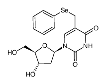 Thymidine, α-(phenylseleno)- 结构式
