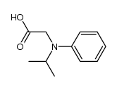 N-异丙基-N-苯基甘氨酸 结构式