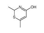 2,3-二氢-2,6-二甲基-4H-1,3-噻嗪-4-酮 结构式