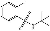 N-叔丁基-2-碘苯磺酰胺 结构式