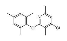 4-氯-2-(均三甲苯基氧代)-3,6-二甲基吡啶 结构式