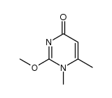 2-甲氧基-1,6-二甲基-4(1H)-嘧啶酮 结构式