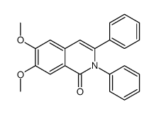 6,7-二甲氧基-2,3-二苯基异喹啉-1(2H)-酮 结构式