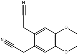 4,5-二甲氧基-1,2-苯二乙腈 结构式
