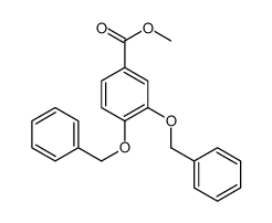 3,4-二(苄氧基)苯甲酸甲酯 结构式