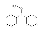 二环己基甲氧基硼烷 结构式
