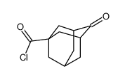 4-氧代-1-金刚烷甲酰氯 结构式