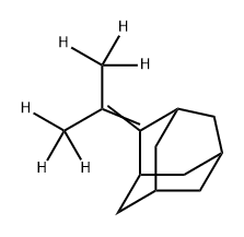 Tricyclo[3.3.1.13,7]decane, [1-(methyl-d3)ethylidene-2,2,2-d3]- (9CI) 结构式