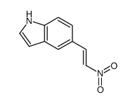 5-(2-硝基乙烯基)-1H-吲哚 结构式