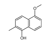 5-methoxy-2-methyl-naphthalen-1-ol 结构式
