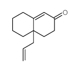 2(3H)-Naphthalenone, 4,4a,5,6,7,8-hexahydro-4a-(2-propen-1-yl)- 结构式