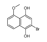 2-溴-5-甲氧基萘-1,4-二醇 结构式