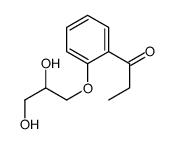 2'-(2,3-二羟基丙氧基)苯丙酮 结构式