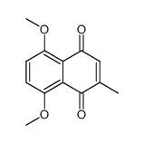 5,8-二甲氧基-2-甲基-1,4-萘二酮 结构式