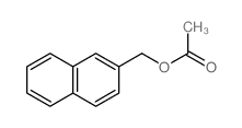 2-(乙酰氧基甲基)萘 结构式