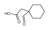 Cyclohexaneacetic acid, 1-formyl- 结构式