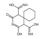2,4-二氧代-3-氮杂螺[5.5]十一烷-1,5-二甲酰胺 结构式